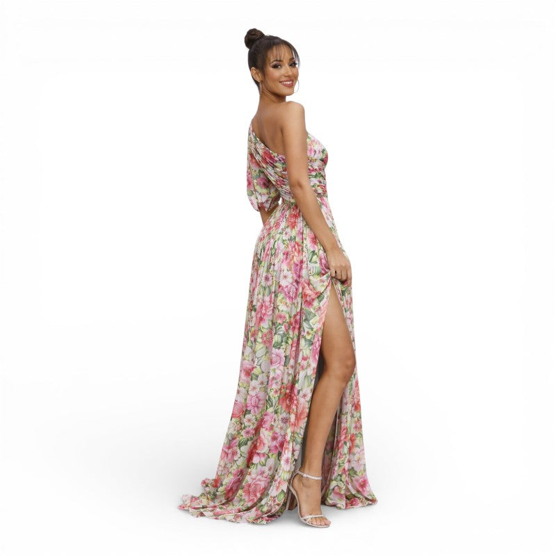 ELORIA | Dames One-Shoulder Zomerjurk met Luchtige Pasvorm