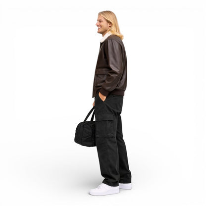 ELORIA | Cargo Broek voor Heren met Relaxte Pasvorm en Rechte Pijpen