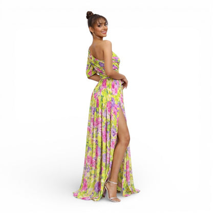 ELORIA | Dames One-Shoulder Zomerjurk met Luchtige Pasvorm