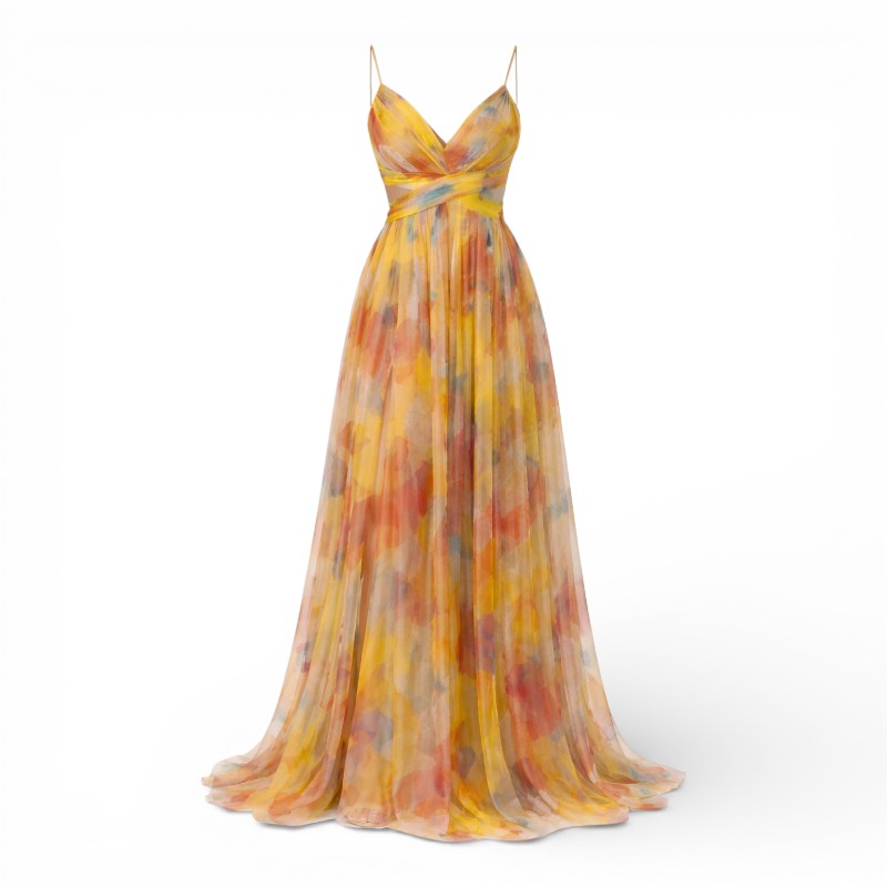 ELORIA | Dames Maxi Jurk met Bloemenprint en Luchtige Pasvorm
