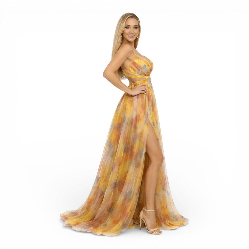 ELORIA | Dames Maxi Jurk met Bloemenprint en Luchtige Pasvorm