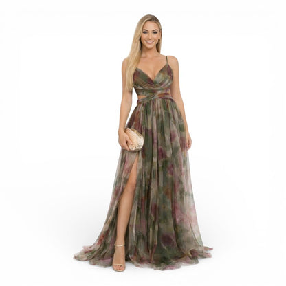 ELORIA | Dames Maxi Jurk met Bloemenprint en Luchtige Pasvorm